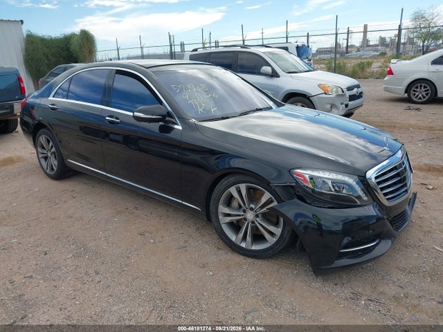 2015 Mercedes-benz S 550 4matic მანქანა იყიდება აუქციონზე, vin: WDDUG8FB4FA098057, აუქციონის ნომერი: 46181274