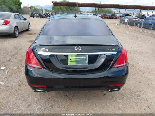2015 Mercedes-benz S 550 4matic მანქანა იყიდება აუქციონზე, vin: WDDUG8FB4FA098057, აუქციონის ნომერი: 46181274