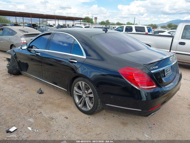 2015 Mercedes-benz S 550 4matic მანქანა იყიდება აუქციონზე, vin: WDDUG8FB4FA098057, აუქციონის ნომერი: 46181274