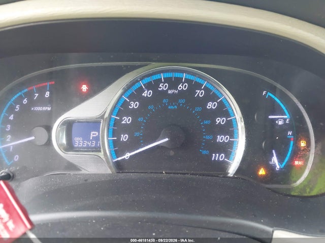 2013 Toyota Sienna Xle V6 8 Passenger მანქანა იყიდება აუქციონზე, vin: 5TDYK3DC4DS330438, აუქციონის ნომერი: 46181430
