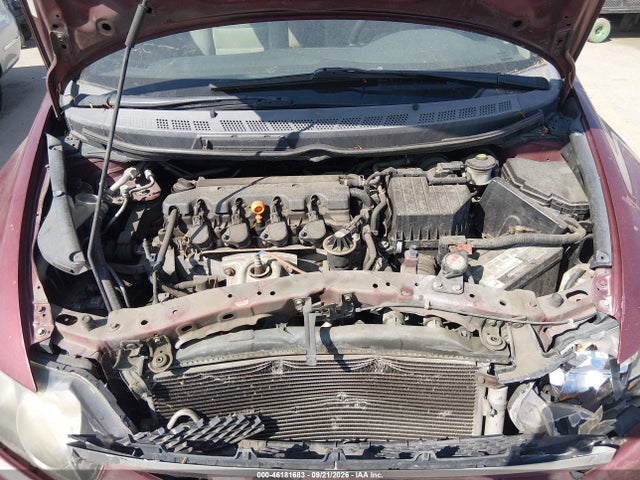 2009 Honda Civic Lx მანქანა იყიდება აუქციონზე, vin: 19XFA16599E016217, აუქციონის ნომერი: 46181683