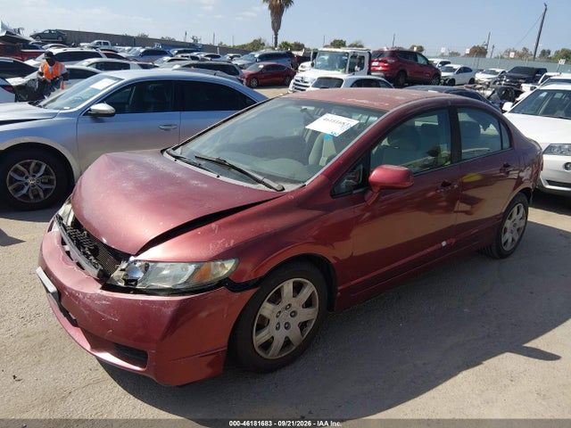 2009 Honda Civic Lx მანქანა იყიდება აუქციონზე, vin: 19XFA16599E016217, აუქციონის ნომერი: 46181683