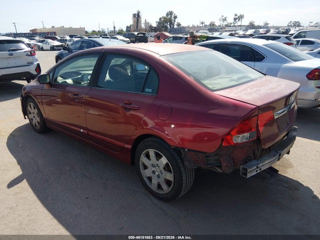 2009 Honda Civic Lx მანქანა იყიდება აუქციონზე, vin: 19XFA16599E016217, აუქციონის ნომერი: 46181683