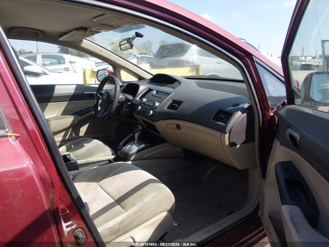 2009 Honda Civic Lx მანქანა იყიდება აუქციონზე, vin: 19XFA16599E016217, აუქციონის ნომერი: 46181683