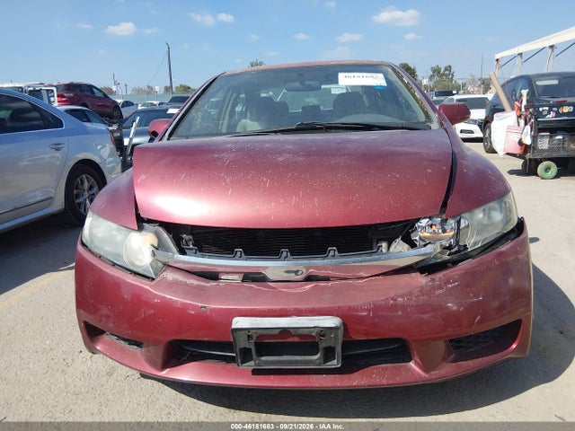 2009 Honda Civic Lx მანქანა იყიდება აუქციონზე, vin: 19XFA16599E016217, აუქციონის ნომერი: 46181683