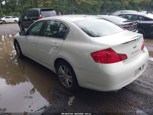 2012 Infiniti G25x მანქანა იყიდება აუქციონზე, vin: JN1DV6AR8CM862515, აუქციონის ნომერი: 46181744