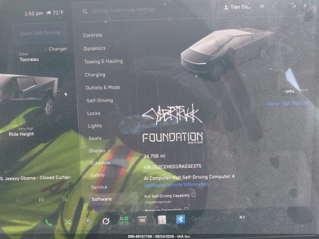 Продаж на аукціоні авто 2024 Tesla Cybertruck All-wheel Drive, vin: 7G2CEHED1RA032375, номер лоту: 46181768