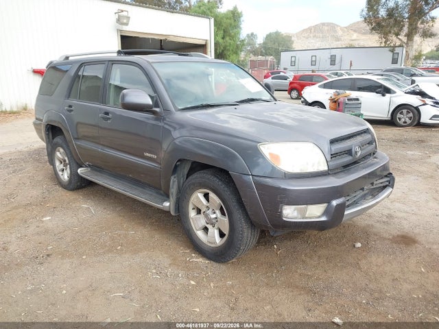 2003 Toyota 4runner Limited V6 მანქანა იყიდება აუქციონზე, vin: JTEZU17R338005829, აუქციონის ნომერი: 46181937