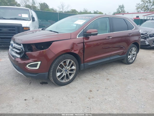 2015 Ford Edge Titanium მანქანა იყიდება აუქციონზე, vin: 2FMTK3K84FBB99441, აუქციონის ნომერი: 46181966
