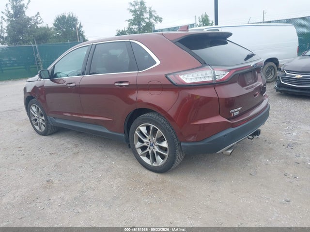 2015 Ford Edge Titanium მანქანა იყიდება აუქციონზე, vin: 2FMTK3K84FBB99441, აუქციონის ნომერი: 46181966