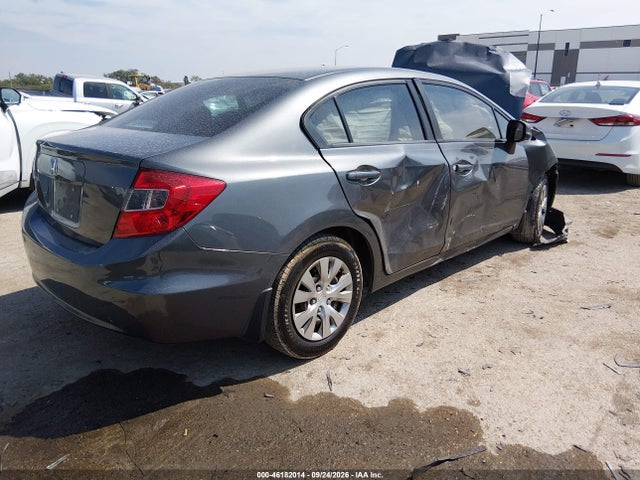 46182014 :رقم المزاد ، 19XFB2F51CE085333 vin ، 2012 Honda Civic Lx مزاد بيع