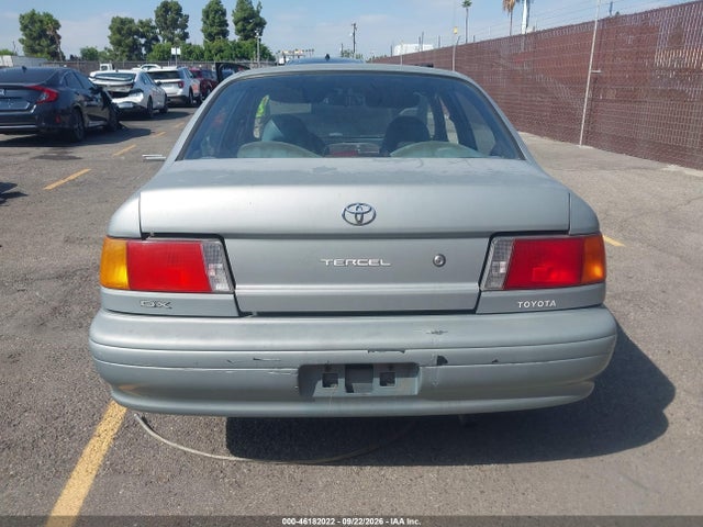 46182022 :رقم المزاد ، JT2EL43T9P0257414 vin ، 1993 Toyota Tercel Dx مزاد بيع