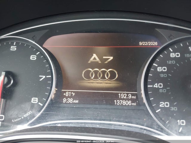 46182047 :رقم المزاد ، WAU3GAFC0DN135095 vin ، 2013 Audi A7 3.0t Premium مزاد بيع