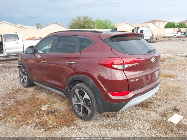 2017 Hyundai Tucson Limited მანქანა იყიდება აუქციონზე, vin: KM8J33A20HU335983, აუქციონის ნომერი: 46182211