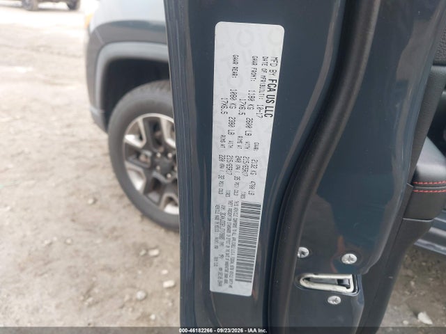 2018 Jeep Compass Trailhawk 4x4 მანქანა იყიდება აუქციონზე, vin: 3C4NJDDB1JT179885, აუქციონის ნომერი: 46182266