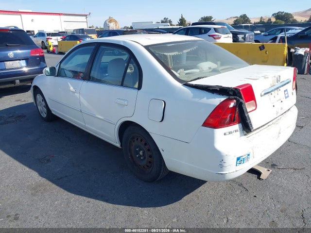 46182281 :رقم المزاد ، 2HGES25791H610138 vin ، 2001 Honda Civic Ex مزاد بيع