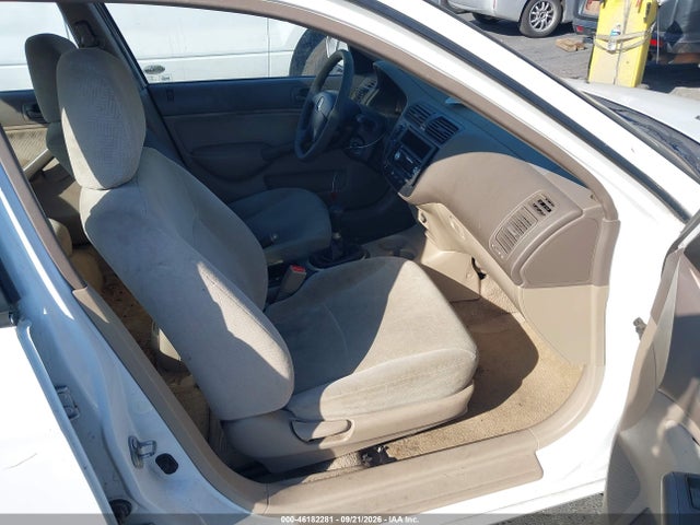 46182281 :رقم المزاد ، 2HGES25791H610138 vin ، 2001 Honda Civic Ex مزاد بيع