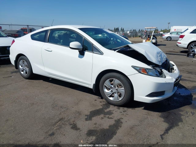 2013 Honda Civic Lx მანქანა იყიდება აუქციონზე, vin: 2HGFG3B57DH502832, აუქციონის ნომერი: 46182421