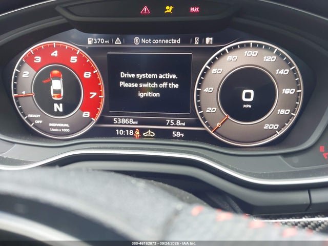 2018 Audi Rs 5 2.9t მანქანა იყიდება აუქციონზე, vin: WUAPWAF57JA902178, აუქციონის ნომერი: 46182873