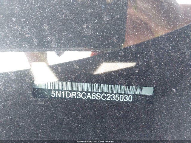 46182912 :رقم المزاد ، 5N1DR3CA6SC235030 vin ، 2025 Nissan Pathfinder Sl Fwd مزاد بيع