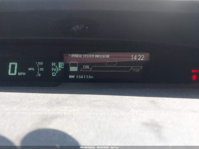 46182935 :رقم المزاد ، JTDKN3DU1A1298305 vin ، 2010 Toyota Prius Iii مزاد بيع