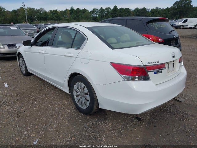 Продаж на аукціоні авто 2012 Honda Accord 2.4 Lx, vin: 1HGCP2F38CA022138, номер лоту: 46183028