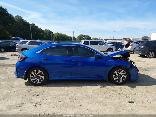 2018 Honda Civic Lx მანქანა იყიდება აუქციონზე, vin: SHHFK7H2XJU206396, აუქციონის ნომერი: 46183046