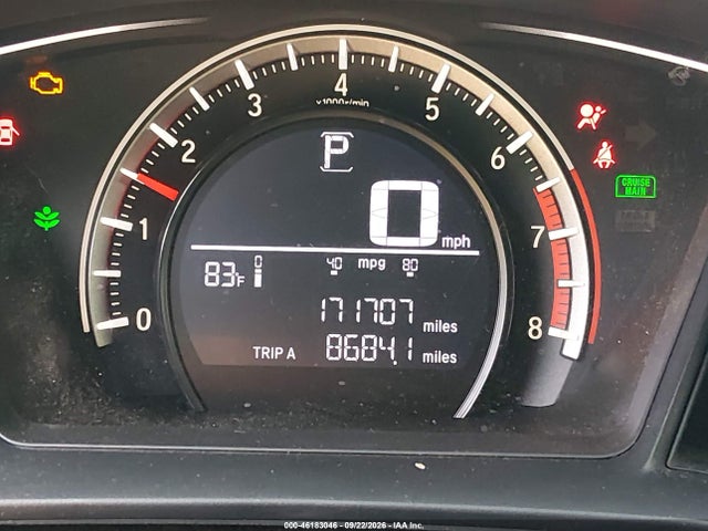 2018 Honda Civic Lx მანქანა იყიდება აუქციონზე, vin: SHHFK7H2XJU206396, აუქციონის ნომერი: 46183046