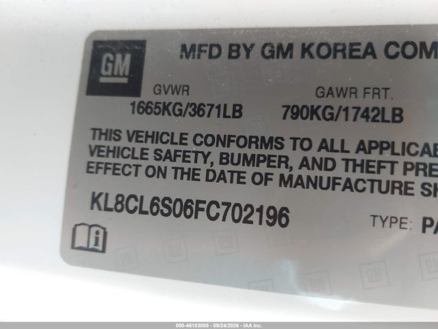 Chevrolet Spark Ev 2lt 2015 KL8CL6S06FC702196 Image 9