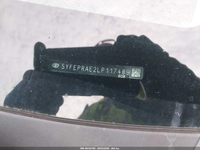 Продажа на аукционе авто 2020 Toyota Corolla Le, vin: 5YFEPRAE2LP117489, номер лота: 46183105