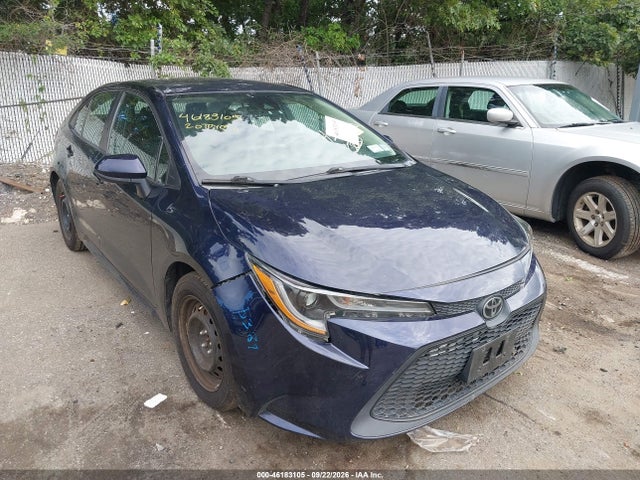 Продажа на аукционе авто 2020 Toyota Corolla Le, vin: 5YFEPRAE2LP117489, номер лота: 46183105