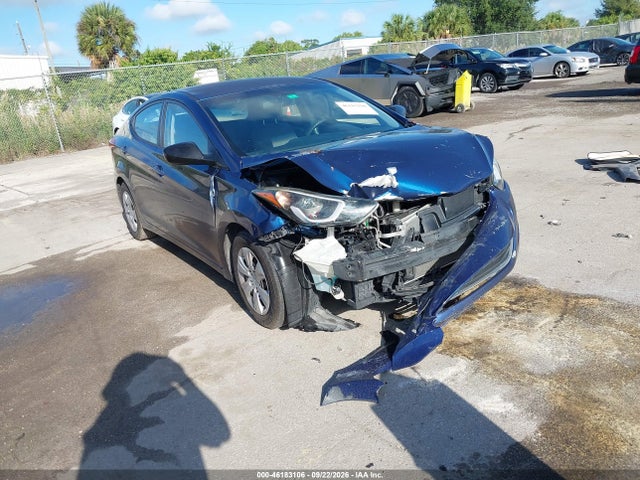 46183106 :رقم المزاد ، 5NPDH4AE3GH688066 vin ، 2016 Hyundai Elantra Se مزاد بيع