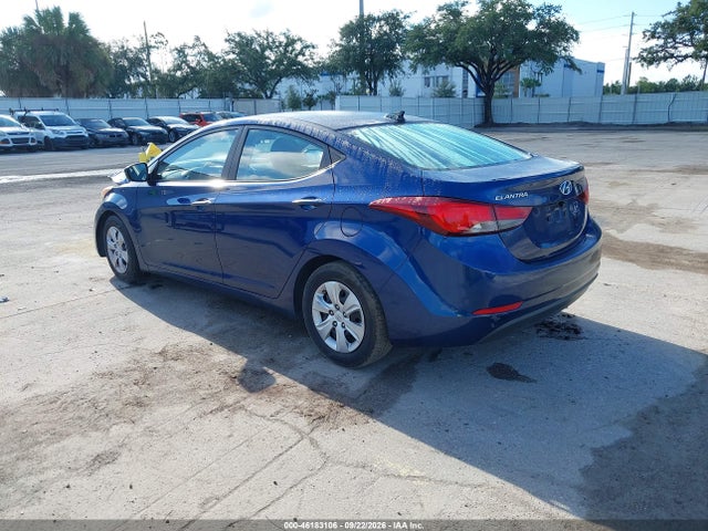 46183106 :رقم المزاد ، 5NPDH4AE3GH688066 vin ، 2016 Hyundai Elantra Se مزاد بيع