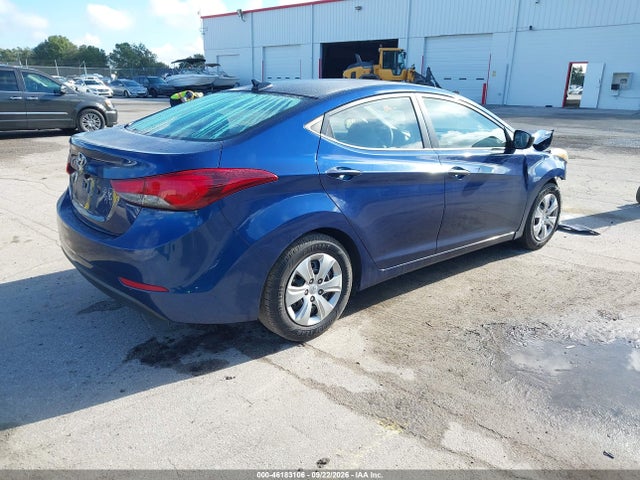 46183106 :رقم المزاد ، 5NPDH4AE3GH688066 vin ، 2016 Hyundai Elantra Se مزاد بيع