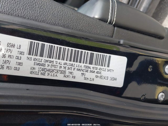Aukcja sprzedaży 2015 Dodge Durango Sxt, vin: 1C4RDHAG0FC873695, numer aukcji: 46183189
