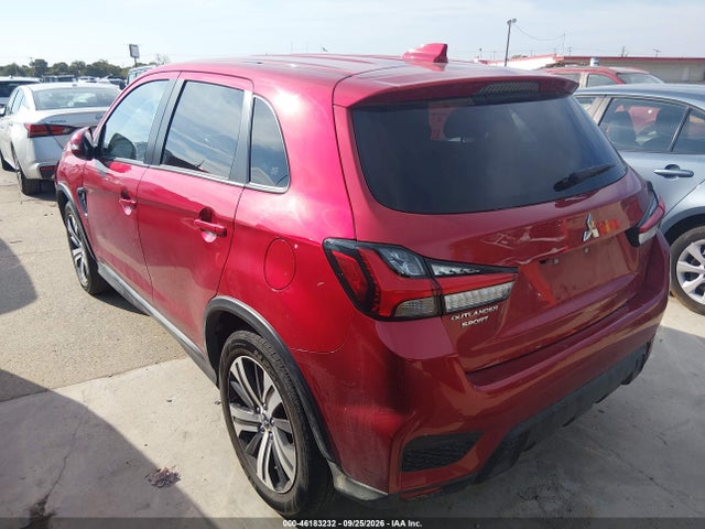 46183232 :رقم المزاد ، JA4ARUAU8SU007321 vin ، 2025 Mitsubishi Outlander Sport 2.0 Es Awc/2.0 Le Awc/2.0 S Awc/2.0 Se Awc/2.0 Trail Edition Awc مزاد بيع