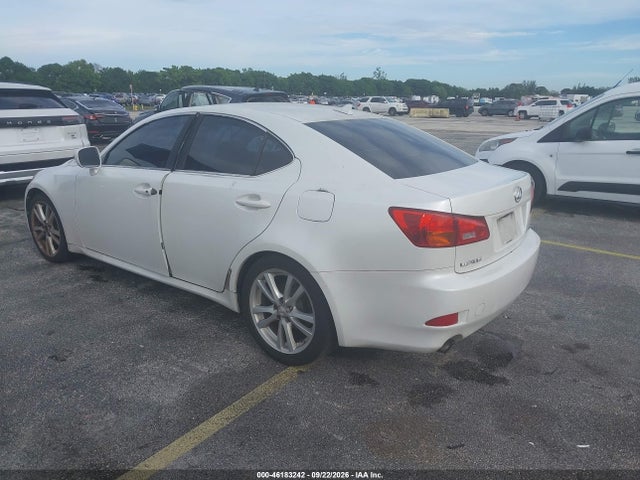 46183242 :رقم المزاد ، JTHBK262X75049886 vin ، 2007 Lexus Is 250 مزاد بيع