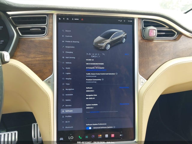 Tesla Model X 60d/70d/75d/90d/p100d 2016 5YJXCBE28GF015885 Image 19