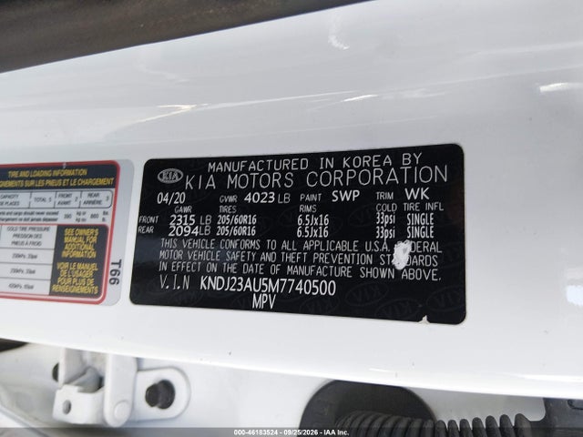 KIA SOUL LX 2021 KNDJ23AU5M7740500 Image 9