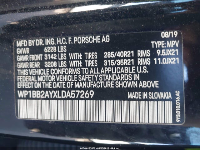 Porsche Cayenne Coupe S 2020 WP1BB2AYXLDA57269 Image 9
