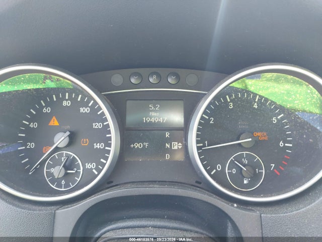 46183576 :رقم المزاد ، 4JGBB86E39A449048 vin ، 2009 Mercedes-benz Ml 350 مزاد بيع