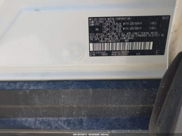 Продажа на аукционе авто 2021 Toyota Rav4 Limited, vin: JTMN1RFV0MD082773, номер лота: 46183614