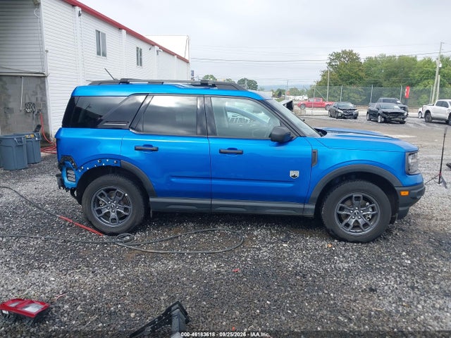 2022 Ford Bronco Sport Big Bend მანქანა იყიდება აუქციონზე, vin: 3FMCR9B60NRD17885, აუქციონის ნომერი: 46183618