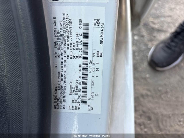 Продажа на аукционе авто 2015 Ford Fiesta Se, vin: 3FADP4BJ9FM105187, номер лота: 46183720