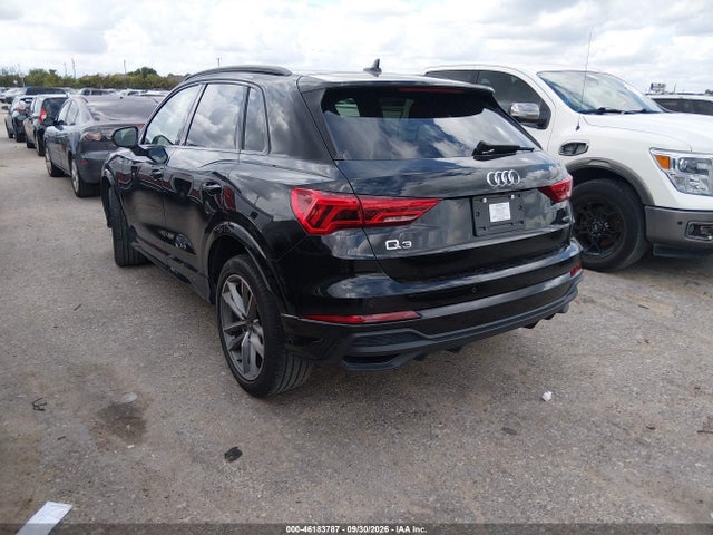 Продаж на аукціоні авто 2024 Audi Q3 Premium 45 Tfsi S Line Quattro Tiptronic, vin: WA1DECF36R1125074, номер лоту: 46183787