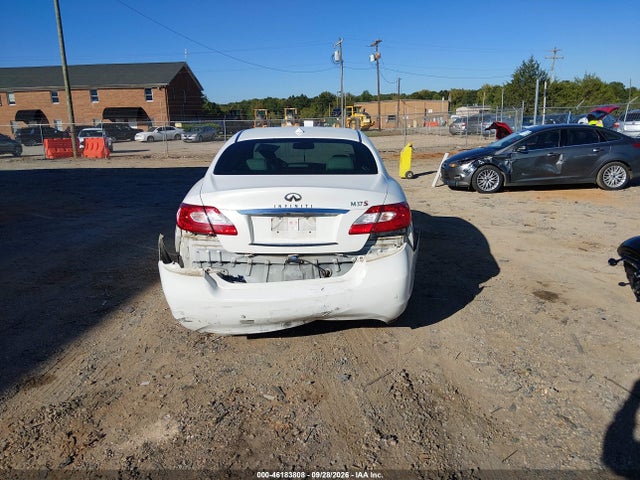 2013 Infiniti M37 მანქანა იყიდება აუქციონზე, vin: JN1BY1AP1DM510796, აუქციონის ნომერი: 46183808