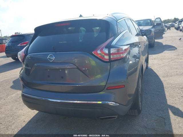 2015 Nissan Murano Sl მანქანა იყიდება აუქციონზე, vin: 5N1AZ2MG6FN265722, აუქციონის ნომერი: 46183892