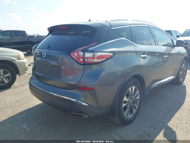 2015 Nissan Murano Sl მანქანა იყიდება აუქციონზე, vin: 5N1AZ2MG6FN265722, აუქციონის ნომერი: 46183892