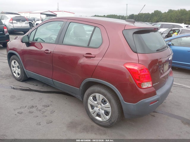 Продаж на аукціоні авто 2016 Chevrolet Trax 1ls, vin: 3GNCJKSB9GL240561, номер лоту: 46184006