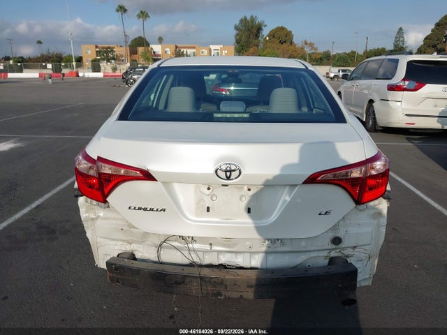 Продаж на аукціоні авто 2017 Toyota Corolla Le, vin: 5YFBURHE5HP735138, номер лоту: 46184026